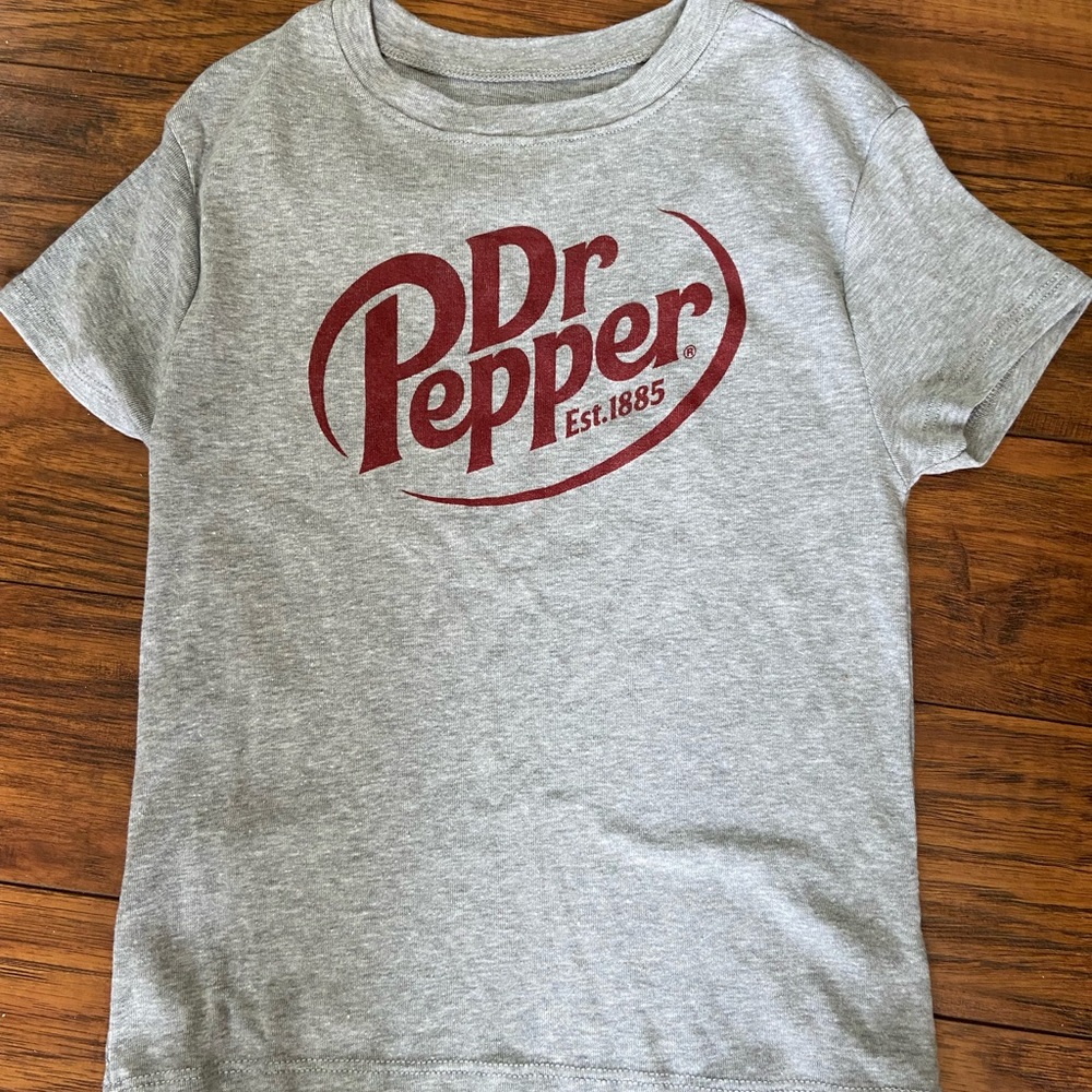 Gray T-Shirt for Dr Pepper Enthusiasts